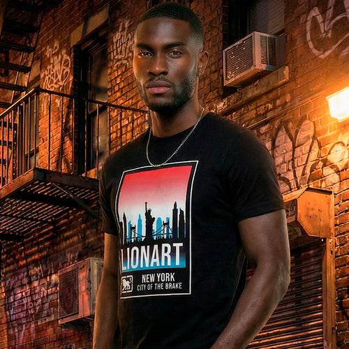 Lionart City of the Brave tee