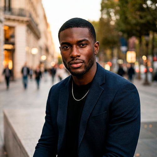 Man in a blazer