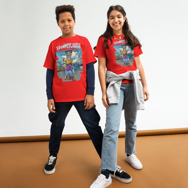 Lion in Kingston Jamaica - Youth classic tee
