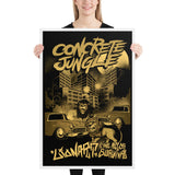 Concrete Jungle Framed poster