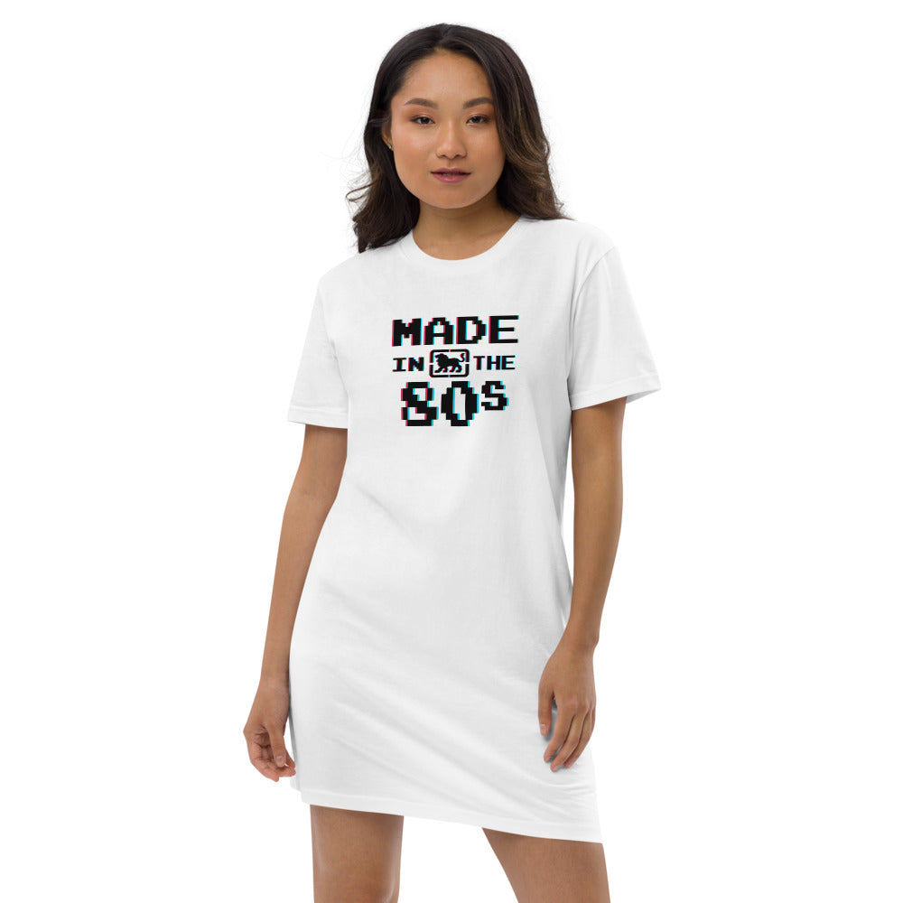 Made in the 80's - Organic cotton t-shirt dress