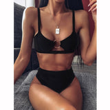 High Waist Bikini Swimsuit Swimwear