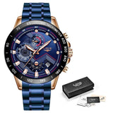 LIGE 2020 New Fashion Mens Watches