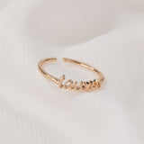 Minimalist thin Open Gold 12 Star Signs Finger Rings Birthday Friendship Jewelry Gift  Personality Custom Zodiac Rings For Women